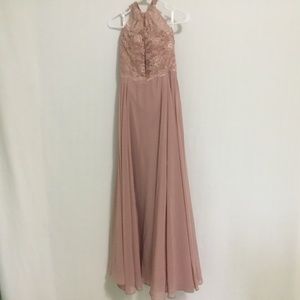 Vnaix Dusty Rose Pink Sleeveless Formal Wedding or Prom Dress Women’s Si…